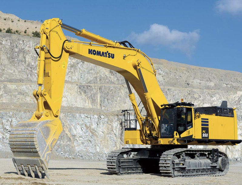 KOMATSU PRÉSENTE SA NOUVELLE PELLE HYDRAULIQUE PC950-11 AU SALON BAUMA 2022